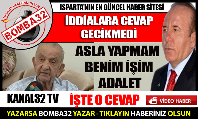 İDDİALARA CEVAP